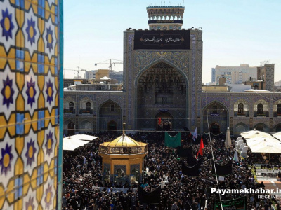 آیین های سوگواری شهادت امام رضا(ع) در کازرون؛ از موکب شب شهادت تا وداع با پیکر شهید تفحص شده دفاع مقدس