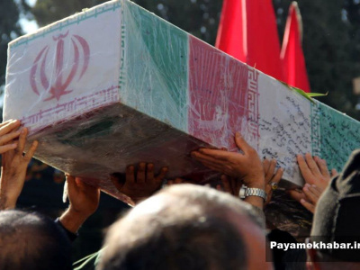 مراسم تشییع ۸ شهید هوا فضای سپاه در خمین برگزار شد