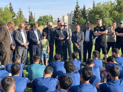 حضور روحیه‌بخش فرماندهی سپاه فجر فارس و مدیریت ارشد شهری شیراز در تمرین تیم فجر شهید سپاسی