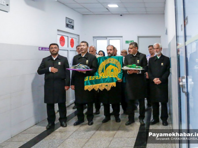 گزارش تصویری| عیادت خادمان موکب امام رضا (ع) از مجروحان حادثه بندر شهید رجایی