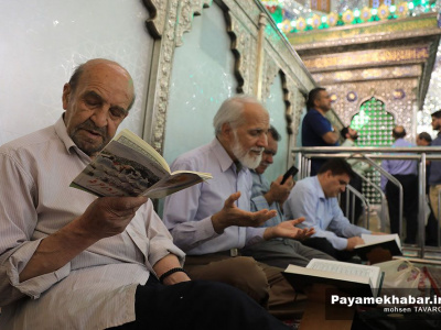 گزارش تصویری| مراسم قرائت دعای عرفه در حرم مطهر حضرت شاهچراغ (ع)
