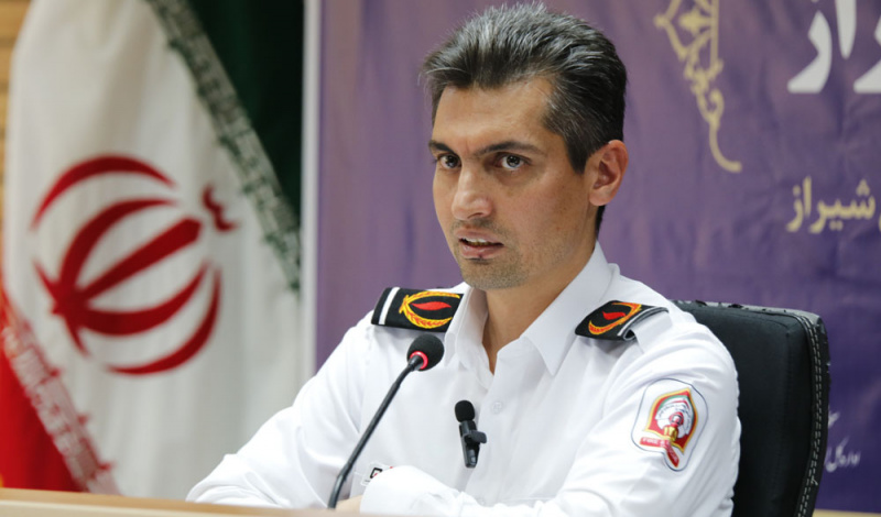حضور میدانی آتش‌نشانی شیراز در مرز شلمچه برای تامین ایمنی زائران اربعین